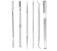 6 Piece Pedicure Set, Ingrown and Nail File Set, Double Ended Nail Lifter