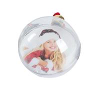 6 Piece Personalised Christmas Bauble 2024-Personalised Photo Ball Spherical Print Picture Christmas Ornament Bauble Christmas Tree Decor Photo Ornament Christmas Ball