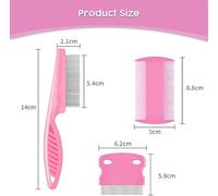 6-Piece Pet Flea Removal Set, Three Styling Combinations, Gentle Flea Removal Cleaning, Beautiful Hair Grooming Tools, Portable Supplies For Cats And Dogs.