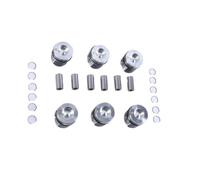 6-Piece Piston and Ring Set with +0.5mm Oversize for N57D30 Engine Compatible with X3 X4 X5 X6