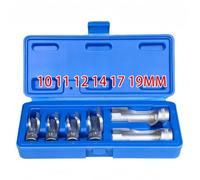 6-Piece Professal Groove Open End Wrench Set - Metric Sizes 10-19mm for Auto Repair, & Versatile Hand Tools for Mechanics