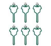 6 Piece Quick Install Poop Bag Holder Poop Bag Holder Clip for Quick Leash Attachment Easy Setup Dog Walking Essential Waste Disposal