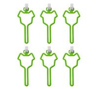 6 Piece Quick Install Poop Bag Holder Poop Bag Holder Clip for Quick Leash Attachment Easy Setup Dog Walking Essential Waste Disposal