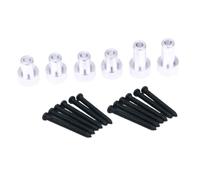 6-Piece RC Car Body Raising Column Set, Easy Assembly, Accessory Upgrade for LC79 1:12 Truck Rock Crawler, Aluminum