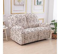 6-Piece Reclining Sofa Cover Stretch Recliner Chair Slipcover 2 Seater Lazy Boy Non Slip Love Seat Recliner Couch Cover Soft Furniture Recliner Protector with Pockets (Color : #1)