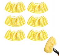 6 Piece Replacement Microfibre Cloth Set - for Karcher Steam Cleaner EasyFix Mop Replacement Cover Set SC 2, SC 3, SC 4, SC 5 Steam Cleaner Floor Nozzle Microfibre Mop Accessories for All Floor Types