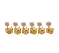 6 Piece Retro Oval Button Guitar Locking Tuning Knob Set Guitar Tuning Knob