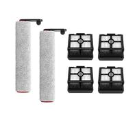 6 Piece Roller Brush HEPA Filter Plastic,compatible for Dreame H12 Pro /M13beta/H12 Pro Plus Wash Floor Machine Accessories