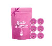 6-Piece Rose Aromatherapy Bath Tablets - Multi-Purpose Aromatherapy for The Shower, Bathtub, or soap Dish, Enhancing Relaxation and Refreshment.
