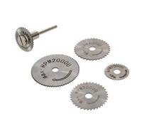 6 Piece Rotary Tool Saw Disc Set Metal Wood Plastic Circular Cutting Blade Kit