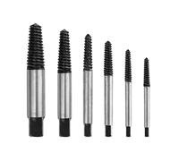 6 Piece Screw Extractor Set with 1 Storage Box, Easy Screw Removal Tool, Compact Bolt Extractor, Bolt Extraction Tool