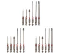 6-Piece Screwdriver Bit Set, Magnetic Hex Shank Pagoda Hex Key Bits, Universal 1.5-6mm Multi Size Nut Driver Set for Electric Drill Wrench, Stepped Hex Bit Set for Repair DIY Woodworking (3Set)