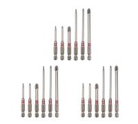 6-Piece Screwdriver Bit Set, Magnetic Hex Shank Pagoda Hex Key Bits, Universal 1.5-6mm Multi Size Nut Driver Set for Electric Drill Wrench, Stepped Hex Bit Set for Repair DIY Woodworking (3set)