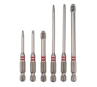 6-Piece Screwdriver Bit Set, Magnetic Hex Shank Pagoda Hex Key Bits, Universal 1.5-6mm Multi Size Nut Driver Set for Electric Drill Wrench, Stepped Hex Bit Set for Repair DIY Woodworking (1set)