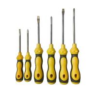 6-Piece Screwdriver Set, Magnetic Screwdriver Set with 3 Phillips and 3 Flat Head Precision Screwdriver, Professional Tools
