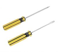 6 Piece Screwdriver Set with Storage Rack, Carbon Steel Phillips and Slotted Screwdrivers, Precision Tips Comfortable Handles for Home Repairs, Furniture Assembly, Workshop Maintenance DIY Projects