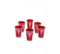 6-Piece Set Oriental Moroccan Decorative Tea Glasses
