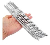 6-Piece Set Penis Plug Dilator Urethral Stainless Steel Dilator Prostate Massage Catheter Stimulator Urethral Stimulation Sex Toys for Men for Beginners and Professionals(5mm)