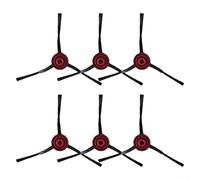 6 Piece Side Brush Replacement for Laresar Mars01 and For Lubluelu Robot Vacuum Cleaners Improves Dirt Capture Along Baseboards