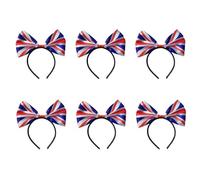 6 Piece Soft and Breathable Headwears for Football, A | Soft and Breathable Headwears Decorated with Soccer Tournament Country Flag, Great for Game Celebration Day