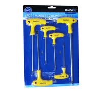 6 Piece T Handle Torx Screwdriver Set - Blue Spo T10 T15 T20 T25 T30 T40 12183 - torx 6 blue spot handle piece set t10 t15 t20 t25 t30 t40 12183