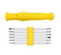 6-Piece Tamper-Proof Magnetic Screwdriver Bit Set for Torx, Hex & Flat Head Screws - Repair Tool for Electronics, Appliances &