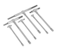 6 Piece Telescopic Bore Gauge Set - Diameter Measurement - Spring Loaded Plunger