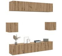 TV Cabinet Sets 6 Piece Chipboard TV Cabinet Multi Colours Multi Sizes vidaXL