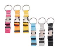 6-Piece Webbing Buckles, Multi-Function Buckles, Travel Accessories, Suitable for Luggage Straps, Backpacks, and Trolleys.