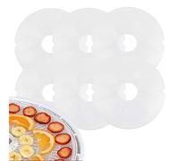 6 pieces 11.6inch Premium Round Dehydrator Sheets Reusable non-stick Food Dehydrator Machine Mesh Screen for fruit dryer