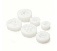 6 Pieces 3D Candle Moulds for DIY Crafting, Gardenia and Frangipani Flower Silicone Mould Set, Versatile Silicone Flower Mould for Aroma Plaster, and Resin Crafts