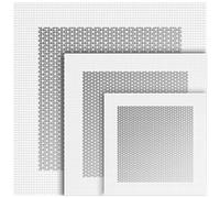 6 Pieces Aluminum Wall Repair Patch Self Adhesive, 4/6/ 8 Inch Fiber Mesh Over Galvanized Plate, Heavy Duty Dry Wall Hole Repair Patch for Drywall Plasterboard