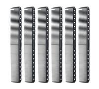 6 Pieces Barber Comb, Hairdresser Hair Cutting Comb, Fine Tooth Comb With Two Ends, Styling Comb, Hairdressing Comb, Black Comb
