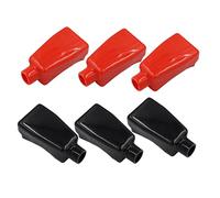 6 Pieces Battery Terminal Cap Terminal Protector for RV Red Black Color