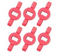 6 Pieces Bean Slicer, Runner Bean Cutter and Shredder,Multifunctional Vegetable Slicer with 6 Stainless Steel Blades, Red Bean Curd Cutting Tool for Home Chefs and Outdoor Cooking