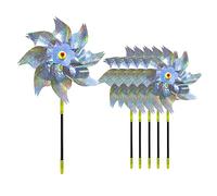 6 Pieces Bird Repelling Windmill, Windmill Bird Repellent, Reflective Garden Bird Repelling Windmill, Pigeon Deterrent Windmill, For Orchard, Garden, Yard, Farmland