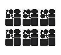 6 Pieces Black Waterproof Nylon Fabric Patch - Repair Tape Outdoor Equipment Clothing - For Sleeping Bag, Tents, Coats, Clothes, Clothing Equipment, Down Jacket
