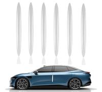 6 Pieces Car Door Edge Protection Strips for Ford Focus Combi Esate Mk4 Mk3 Mk2 HN/HP C5/C6 BK/BL 2005-2025, Car Door Anti-Collision Strips Car Door Edge Protectors Anti-Scratch,Transparent