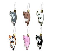 6 Pieces Cat Shape Sewing Needle Threaders Hand Sewing Aid Wide Adoption Knitting Tools Cartoon Kitten Pattern for Quilting Sewing Crafts 4 X
