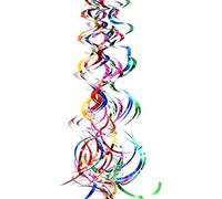 6 Pieces Ceiling Hanging Spiral Decoration Metallic for Wedding Christmas Halloween Birthday Party Decoration Baby Shower Boy Multicoloured Very Practical and Popular Durability