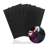 6 Pieces Classic Reserve Aida Cloth Cross Stitch Cloth, SourceTon 11 Count Cross Stitch Fabric, Black, 12 by 18-Inch