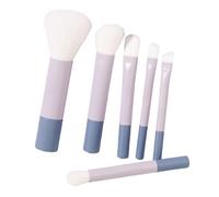 6 Pieces Cosmetic Brush Set Make Up Set with Box Eyeshadow Basic Concealer Mix