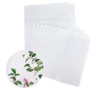 6 Pieces Cross Stitch Fabric for Embroidery, 45x30cm, 30x30cm Cross Stitch Material, White Cotton Cross Stitch Fabrics, 14 Count Embroidery Fabric for Needle Embroidery, Garment Craft, Upholstery