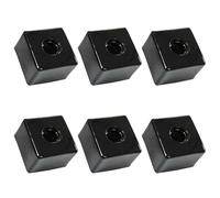 6 Pieces Cue Tip Chalk Holder Plastic Pool Chalk Holder Case Box Billiard Chalk Case Holder Billiard Chalk Storage Box Cue Chalk Box Holder Case Pool Cue Chalk Box Holder Case, Black