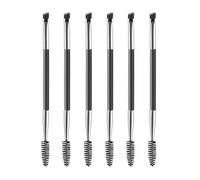 6 Pieces Double-headed Eyebrow Brush, Beauty Tools, Portable Makeup Brushes, Eyeshadow Applicator