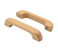 6 Pieces Drawer Handles Wooden Furniture Handles Vintage ?Kitchen Cabinet Handles Wooden ?Cupboard Bow Pulls Bathroom Bedroom ?Cabinet Handles Furniture Hardware (Hole Centers:96mm)