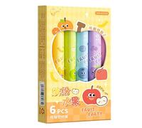 6 Pieces Erasable Pastel Highlighters Pens, Back To The School Supplies Aesthetic, Cute High Lighters Pens, Double Tip Assorted Color Highlighter For Diary, Journals, Bibles, Notebooks, Planner Notes