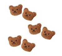 6 Pieces for Creative Little Bear Cute Animal Badge Clothes Applique for Jeans Jackets Hat Bags Clot Applique Patches Dresses Clothing