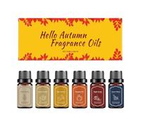 6 Pieces Fragrance Oil Set,Fall Oil Scents for Diffuser,for Air Purifier Candle Making Yoga Meditation,Dryer Ball