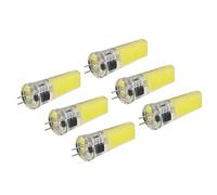 6 Pieces G4 LED Bulbs 9W Dimmable COB Lamp 500LM Home Ceiling Landscape Chandelier Lamps (White Light)